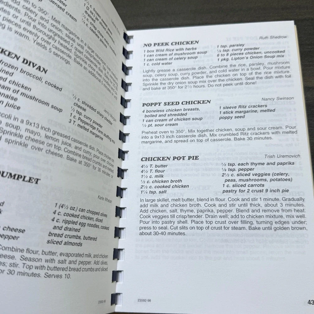 Feeding‎ the Flock Cookbook Hilton Head Christian Academy Recipes